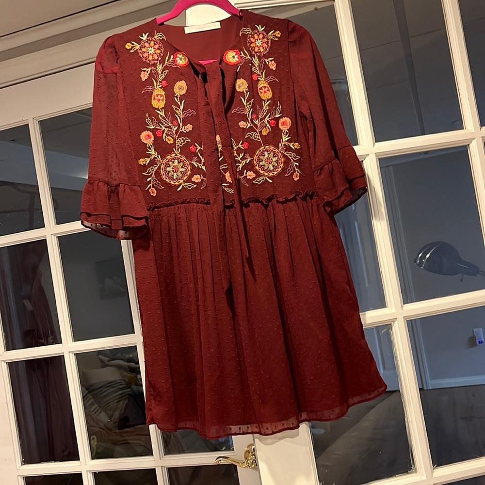 Zara floral dress